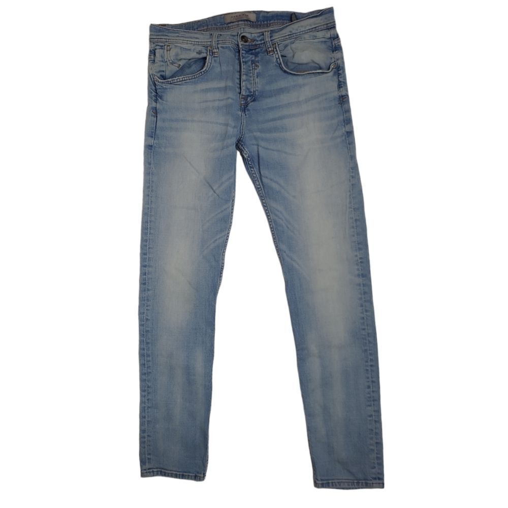 ZARA MAN light wash stretch skinny jeans 32x30